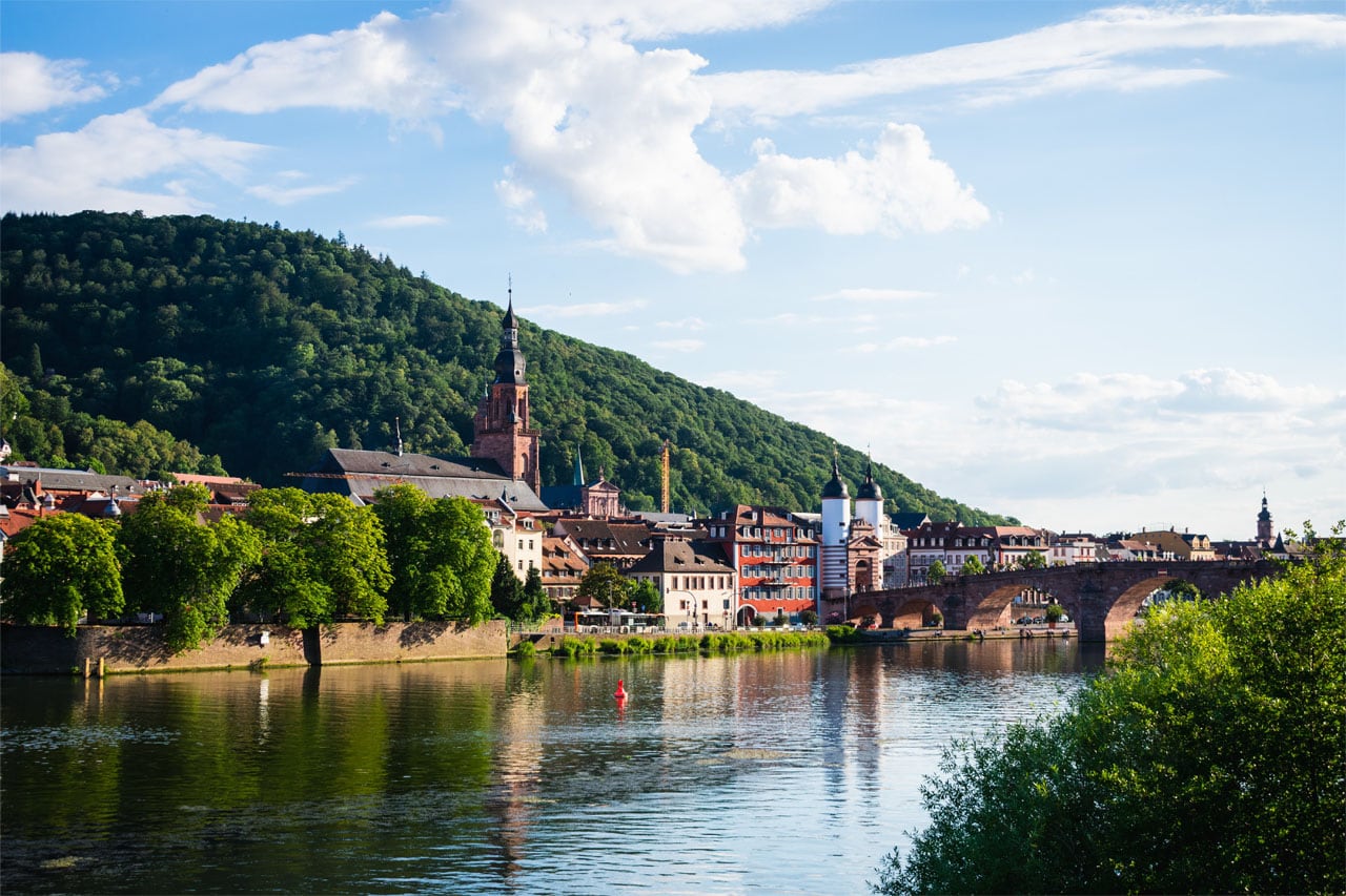If the weather is nice, then you can relax by the Neckar River and take a break from the Old Town Festival.