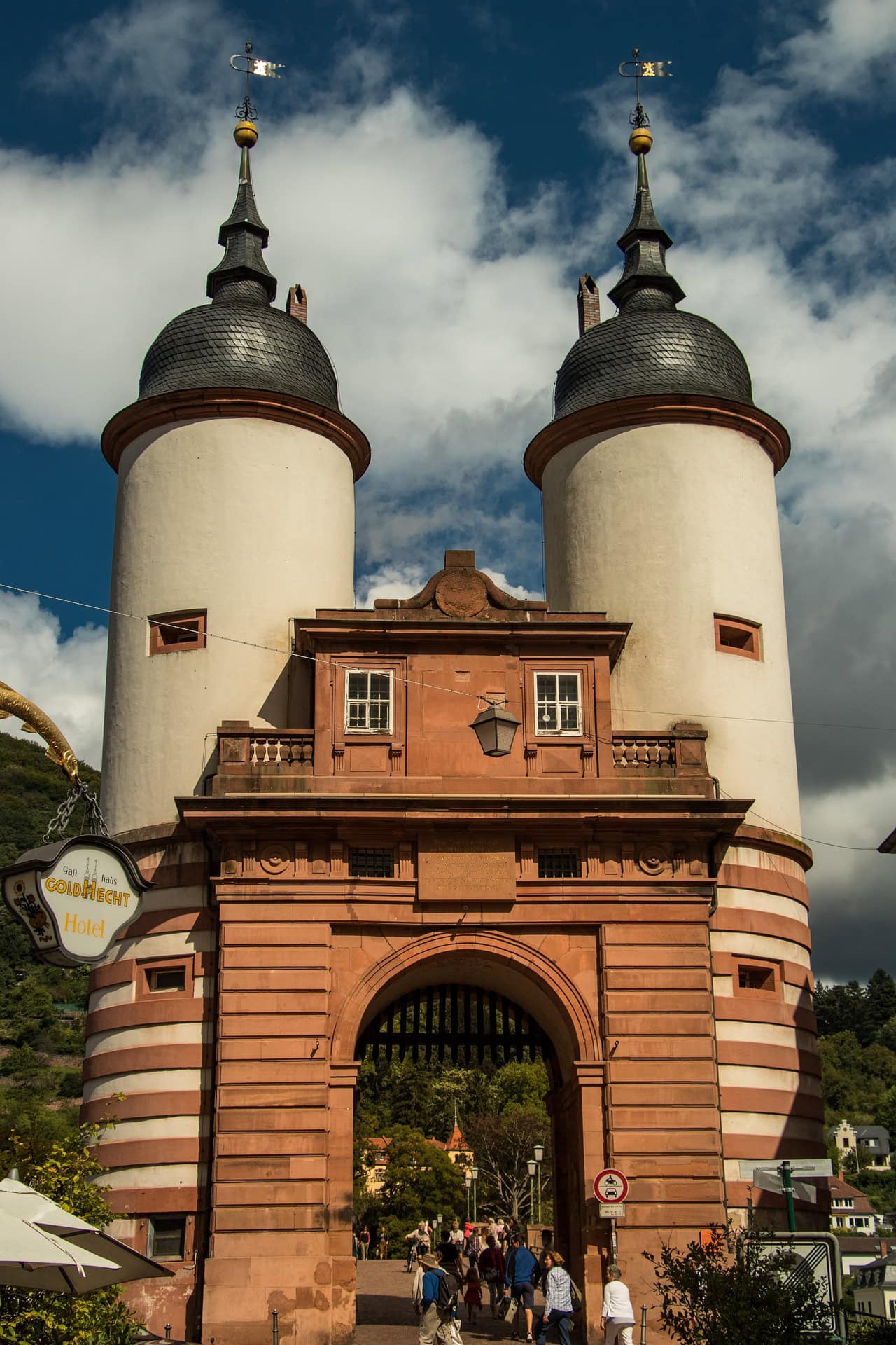 Aussicht auf das Neckartal von einem Standort am Königstuhl